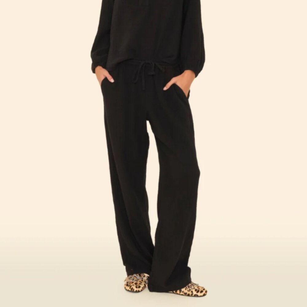 Xirena Devon Cotton Gauze Drawstring Pull On Pant… - image 1